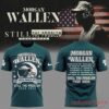 Morgan Wallen Philadelphia Eagles tour shirt front and back view in midnight green showing 2026 tour dates