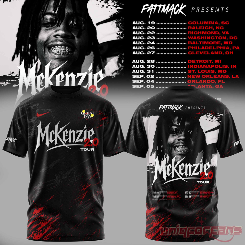 McKenzie 2.0 NO MERCY TOUR Tee Edition McKenzie 2.0 NO MERCY TOUR Tee Edition