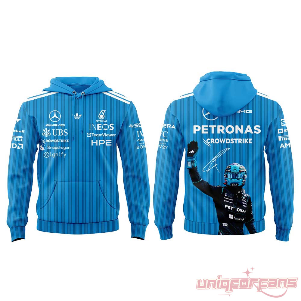 Mercedes-AMG PETRONAS F1 Team George Russell Signature Edition Hoodie Mercedes-AMG PETRONAS F1 Team George Russell Signature Edition Hoodie