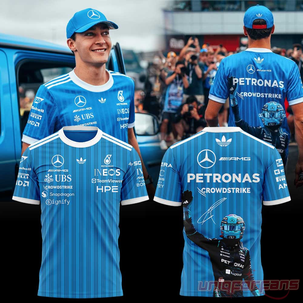 Mercedes-AMG PETRONAS F1 Team George Russell Signature Edition Soccer Jersey Mercedes-AMG PETRONAS F1 Team George Russell Signature Edition Soccer Jersey