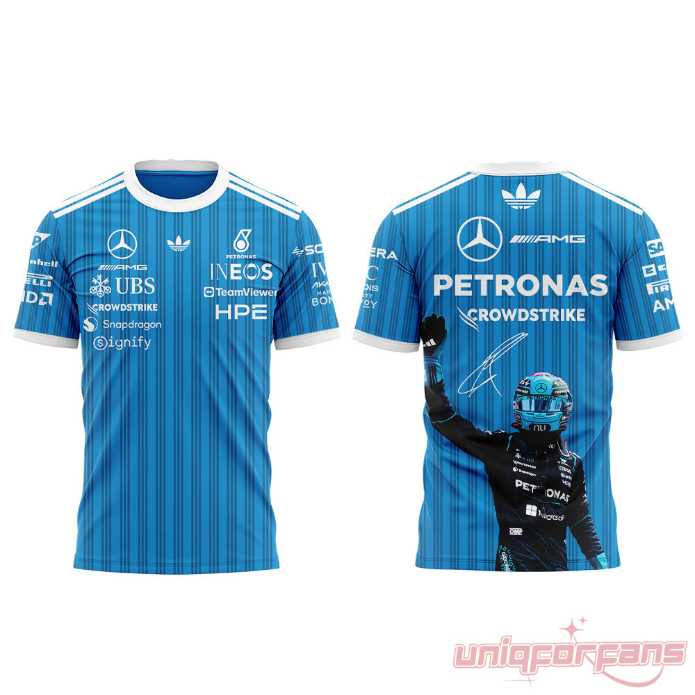 Mercedes-AMG PETRONAS F1 Team George Russell Signature Edition Soccer Jersey Mercedes-AMG PETRONAS F1 Team George Russell Signature Edition Soccer Jersey