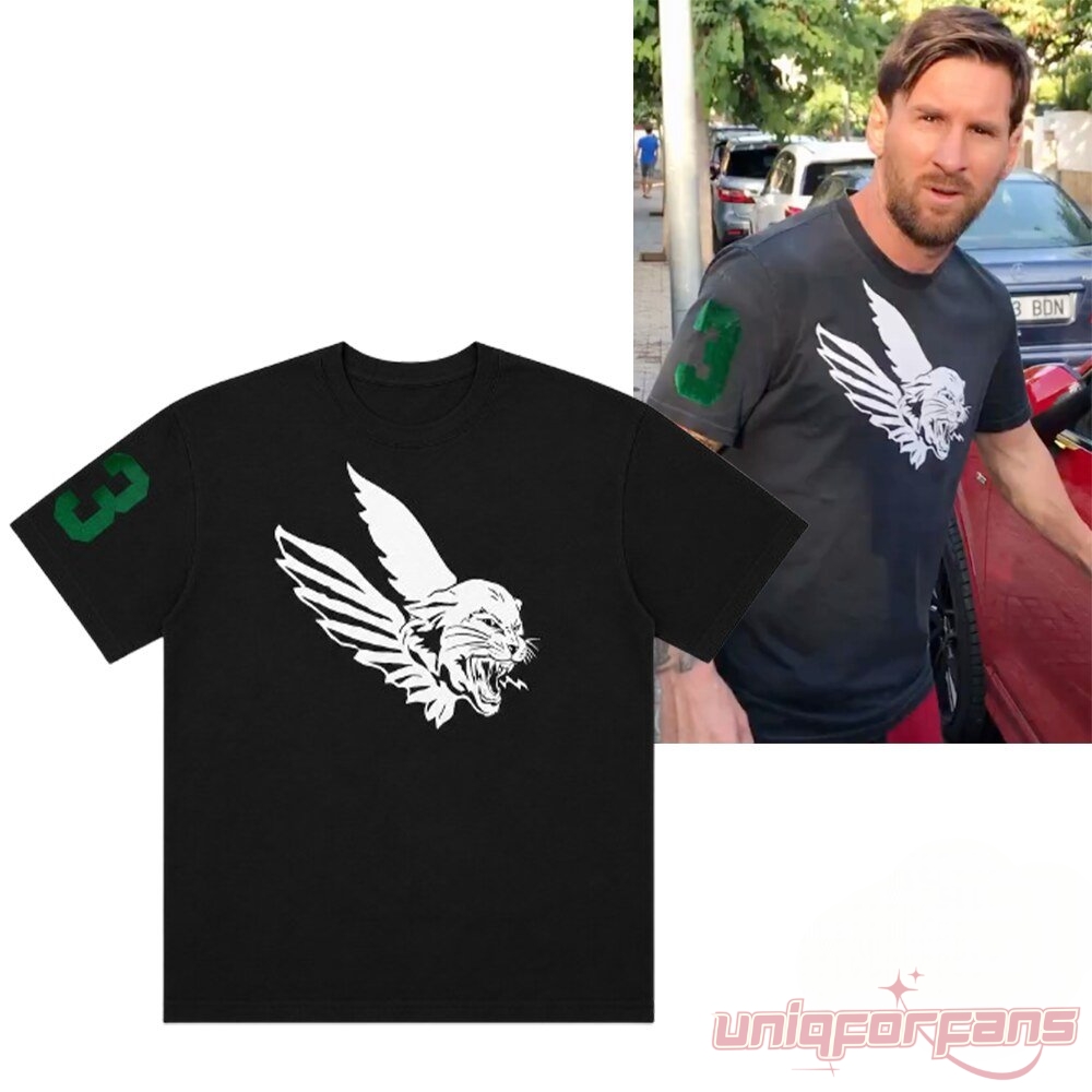 Messi Givenchy Distressed Trim Flying Tiger Special Tee Messi Givenchy Distressed Trim Flying Tiger Special Tee