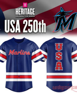 Miami Marlins 250th USA Celebration Jersey Limited Edition Miami Marlins 250th USA Celebration Jersey Limited Edition