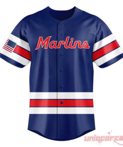 Miami Marlins 250th USA Celebration Jersey Limited Edition