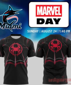 Miami Marlins Marvel Spider-Man Miles Morales Special T-Shirt