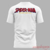 Michael B. Jordan Spider-Man Brand New Day shirt back featuring red and yellow upper back logo
