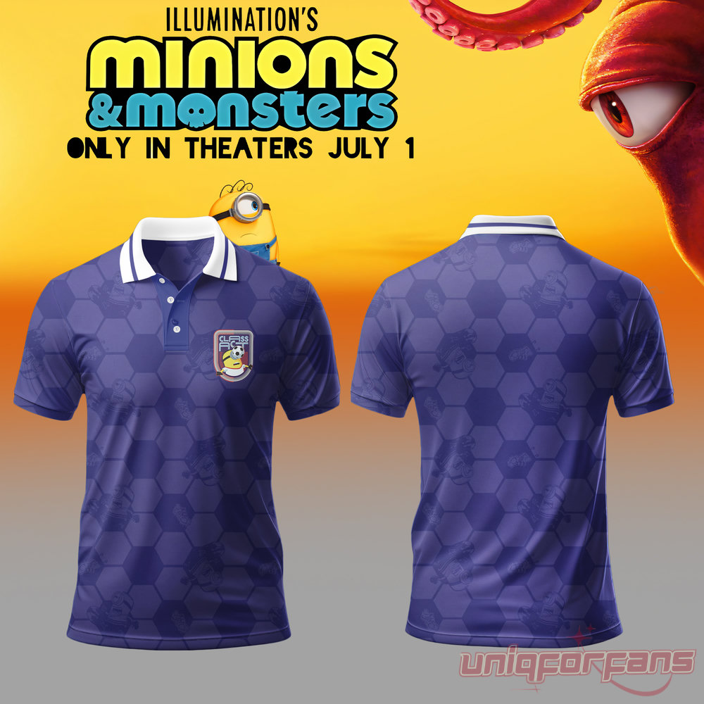 Minions X World Cup Limited Polo Jersey – France Minions X World Cup Limited Polo Jersey – France
