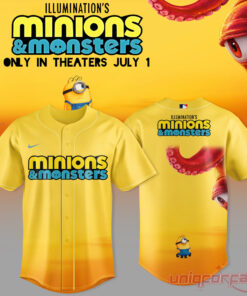 Minions & Monsters Movies Exclusive Baseball Jersey