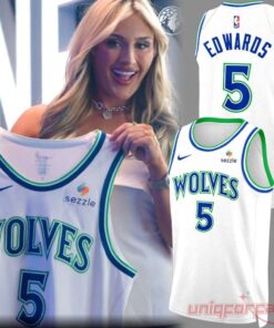 Minnesota Timberwolves Anthony Edwards #5 2026 Jersey