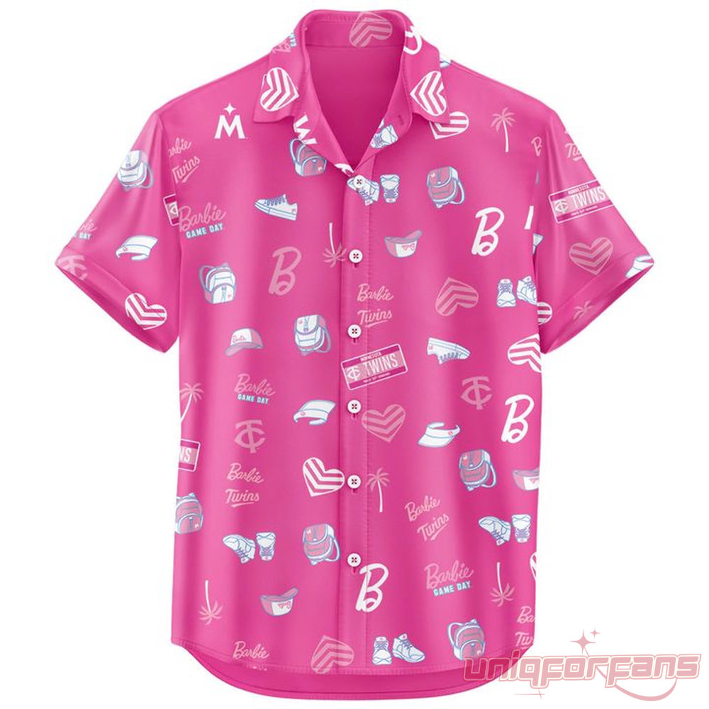 Minnesota Twins 2026 Barbie Game Day Edition Hawaiian Shirt Minnesota Twins 2026 Barbie Game Day Edition Hawaiian Shirt
