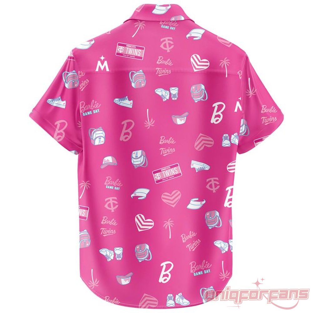 Minnesota Twins 2026 Barbie Game Day Edition Hawaiian Shirt Minnesota Twins 2026 Barbie Game Day Edition Hawaiian Shirt