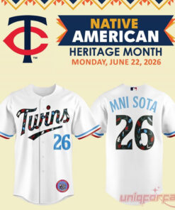 Minnesota Twins 2026 Native American Heritage Night Jersey Special Edition