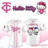 Minnesota Twins x Hello Kitty Night 2026 Pink Striped Edition Jersey Minnesota Twins x Hello Kitty Night 2026 Pink Striped Edition Jersey