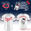 Minnesota Twins x Hello Kitty Night 2026 Pink Striped Edition Jersey Minnesota Twins x Hello Kitty Night 2026 Pink Striped Edition Jersey