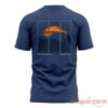 Morgan Wallen Been By Now Special Edition Tee – navy blue back with orange sunset triple panel Been By Now album art graphic