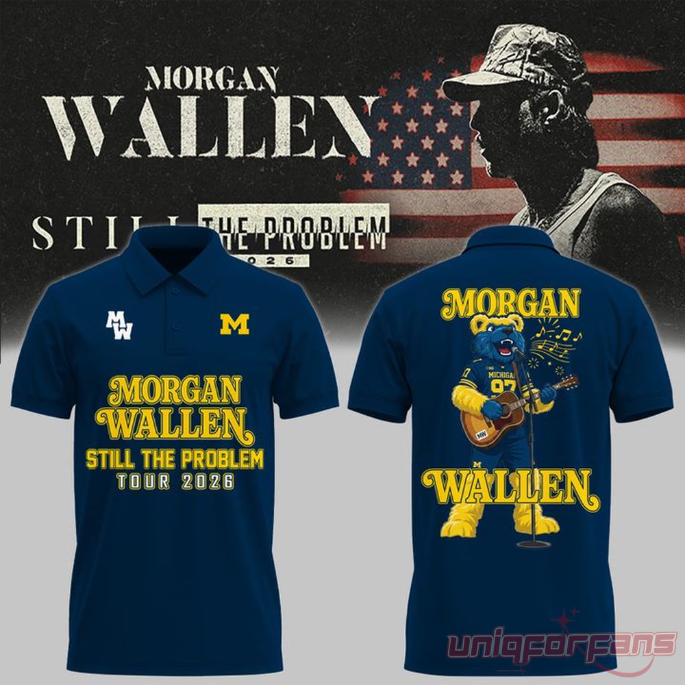 Morgan Wallen Michigan Still The Problem Tour 2026 Polo Shirt Morgan Wallen Michigan Still The Problem Tour 2026 Polo Shirt
