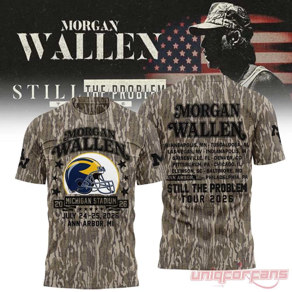 Morgan Wallen Michigan Still The Problem Tour 2026 Vintage Shirt Morgan Wallen Michigan Still The Problem Tour 2026 Vintage Shirt