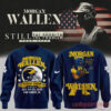 Morgan Wallen Michigan Wolverines Still The Problem Tour 2026 Exclusive Sweatshirt, navy crewneck featuring Michigan Stadium text on front