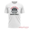 Moses Moody Basketball NBA Golden State Warriors Shirt front view in white with hoop and basketball chest logo