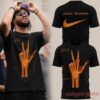 NYK Jalen Brunson 11 Signatures Print X-Ray Black T-Shirt