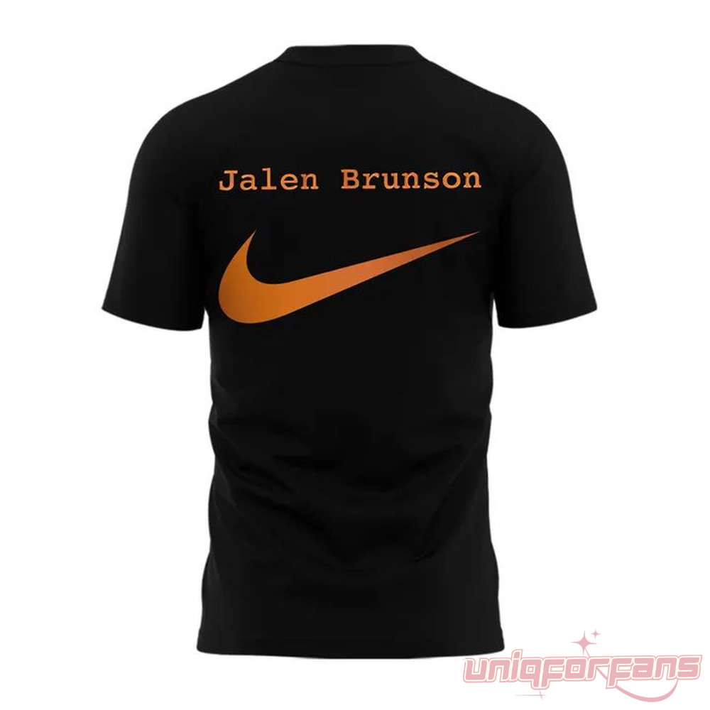 NYK Jalen Brunson Graphic X-Ray Special Edition Black T-Shirt NYK Jalen Brunson Graphic X-Ray Special Edition Black T-Shirt