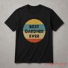 Nathan Fillion At SDCC 2026 Best Gardener Ever Shirt displayed on a black graphic tee against a textured grey background