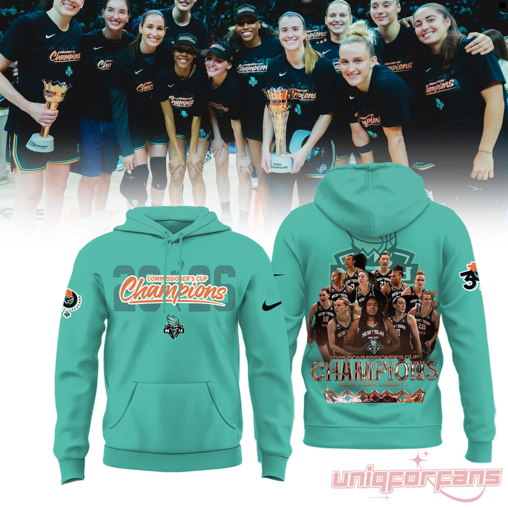 New York Liberty 2026 WNBA Commissioner’s Cup Champions Special Edition Hoodie New York Liberty 2026 WNBA Commissioner’s Cup Champions Special Edition Hoodie