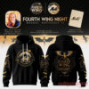 New York Mets Fourth Wing Night 2026 Edition Hoodie, black style with gold star, mountain, cloud, and city skyline prints