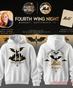 New York Mets Fourth Wing Night 2026 White Edition Hoodie