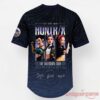 New York Mets KPop Demon Hunters Night 2026 Limited Giveaway Jersey, back view with HUNTR/X anime character graphic