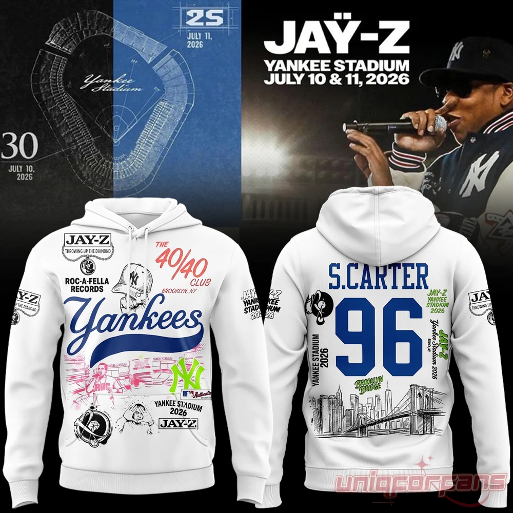 New York Yankees x Jay-Z At Yankee Stadium 2026 Edition Hoodie