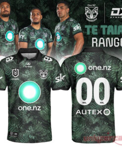 New Zealand Warriors 2026 Te Taiao Range Custom Edition Polo