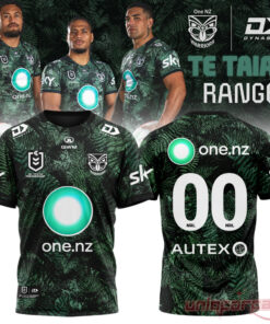 New Zealand Warriors 2026 Te Taiao Range Custom Edition Shirt