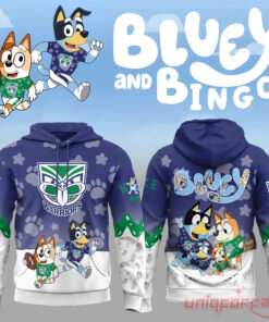 New Zealand Warriors Bluey and Bingo Special Edition Hoodie