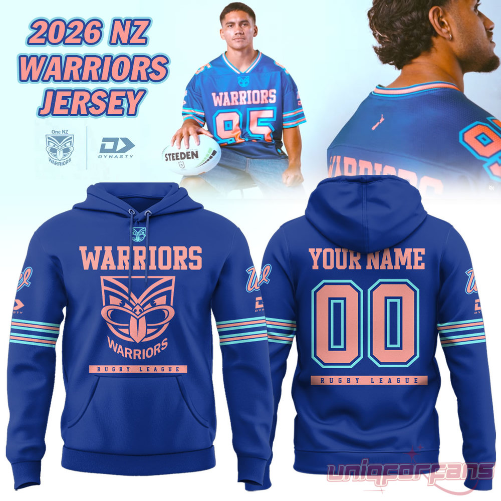 New Zealand Warriors Magic Round Custom Hoodie New Zealand Warriors Magic Round Custom Hoodie