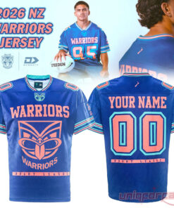 New Zealand Warriors Magic Round Jersey Custom Name and Number