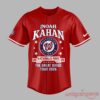 Noah Kahan Concert DC Great Divide Tour 2026 red baseball jersey front view featuring Washington Nationals logo