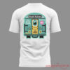 Noah Kahan Great Divide Tour 2026 At Citi Field Mets White T-Shirt back design with Queens NY subway train graphic