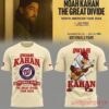 Noah Kahan Nats Park The Great Divide Tour 2026 cream shirt set featuring Washington Nationals logo and eagle graphic