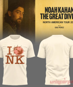 Noah Kahan The Great Divide Tour 2026 Beige Edition Limited T-Shirt