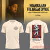 Noah Kahan The Great Divide Tour 2026 Beige Edition Tee, shirt with baseball player swinging guitar graphic on back