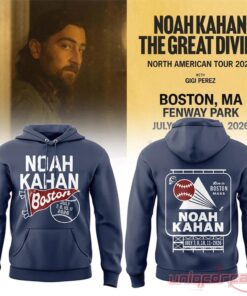 Noah Kahan x Boston Red Sox The Great Divide Tour 2026 Exclusive Hoodie