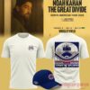 Noah Kahan x Chicago Cubs Great Divide Wrigley Field White Tee 2026 Collection, showing stadium graphic back print