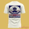 Noah Kahan x Chicago Cubs Great Divide Wrigley Field White Tee 2026, back graphic of a full moon over the stadium