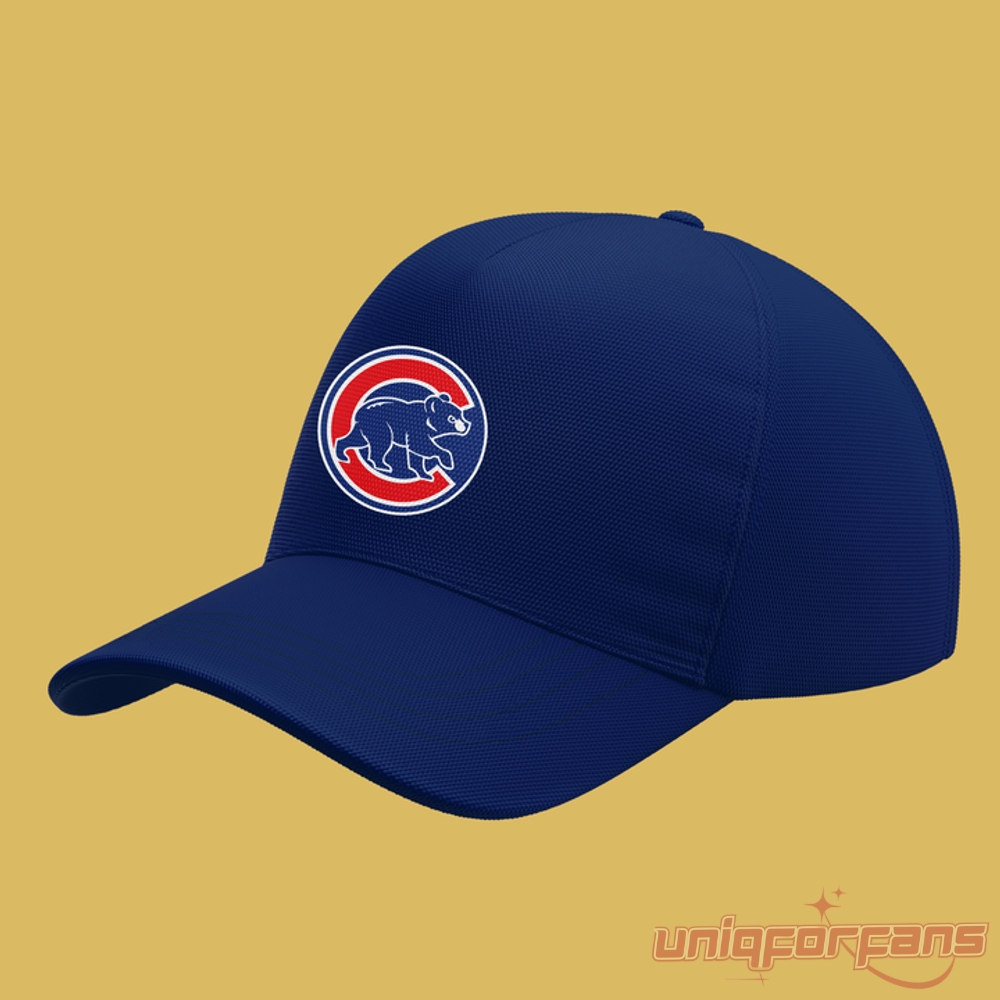 Noah Kahan x Chicago Cubs Great Divide Wrigley Field 2026 Cap, classic blue baseball hat with embroidered Cubs logo