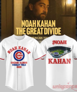 Noah Kahan x Chicago Cubs The Great Divide Tour 2026 Baseball Jersey Collection Noah Kahan x Chicago Cubs The Great Divide Tour 2026 Baseball Jersey Collection