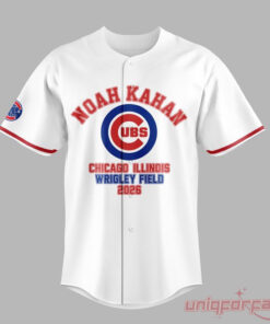 Noah Kahan x Chicago Cubs The Great Divide Tour 2026 Baseball Jersey Collection