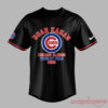 Noah Kahan x Chicago Cubs The Great Divide Tour 2026 Baseball Jersey Collection, black jersey front logo view