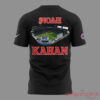 Noah Kahan x Chicago Cubs The Great Divide Tour T-Shirt Collection Wrigley Field, black back stadium graphic