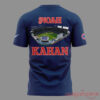 Noah Kahan x Chicago Cubs The Great Divide Tour T-Shirt Collection Wrigley Field, blue back stadium graphic